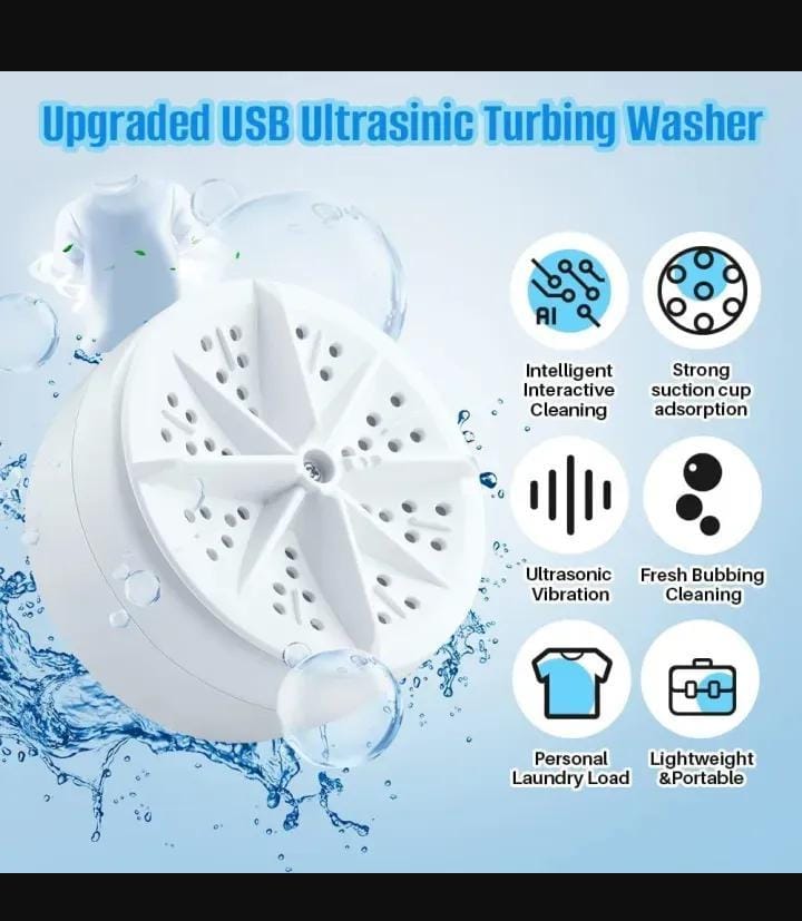 Potable washing machine